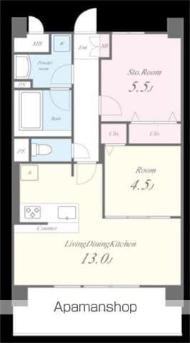 アトリエール堺寺地町(2LDK/9階)の間取り写真