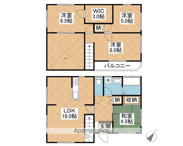東北本線 久喜駅 徒歩20分 2階建 築30年(4SLDK)の間取り写真