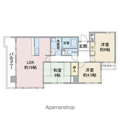 メゾンSK(3LDK/2階)の間取り写真