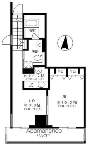 レジディア東桜2(1LDK/7階)の間取り写真