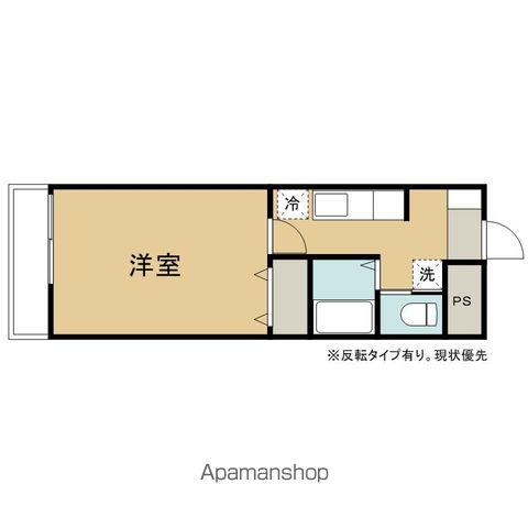 YESTERDAY(1K/3階)の間取り写真