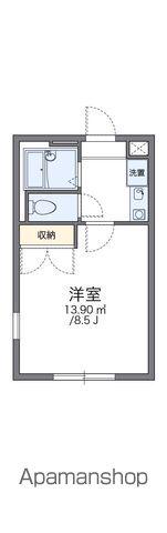 レオパレスジュネスピューパ(1K/1階)の間取り写真
