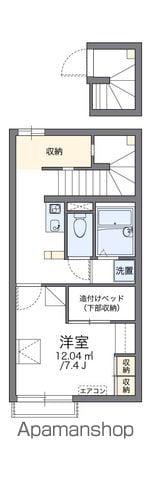 レオパレスノース 中野(1K/2階)の間取り写真