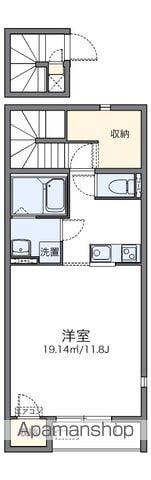 レオネクストセリーヌ(1K/2階)の間取り写真