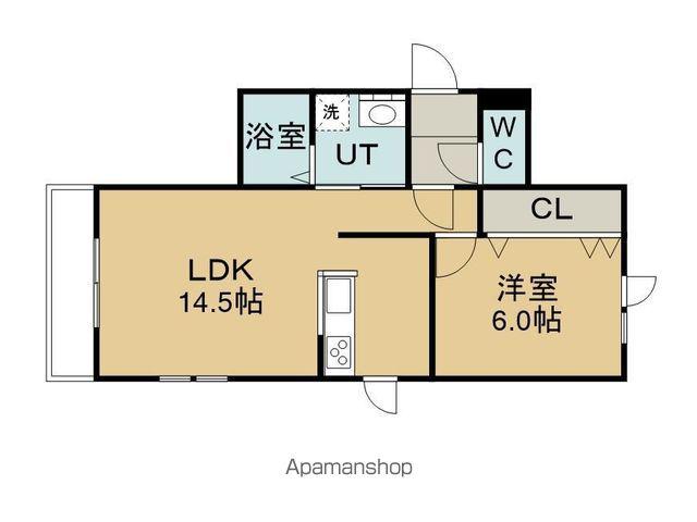 ALIVIOⅡ(1LDK/1階)の間取り写真