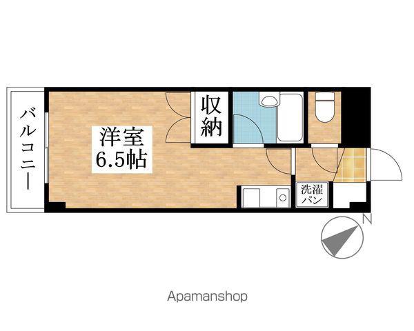 第一高田マンション(ワンルーム/2階)の間取り写真