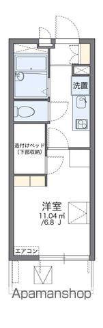 レオパレス片野N(1K/4階)の間取り写真
