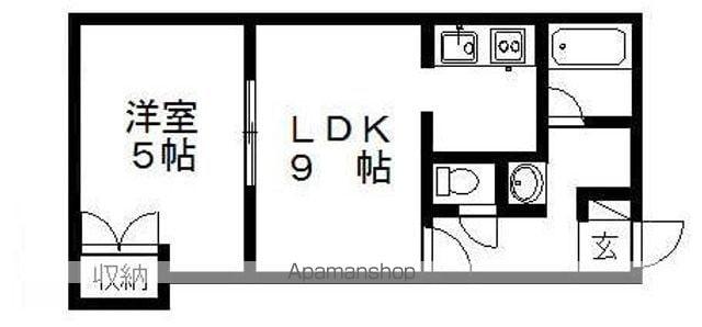 アメニティパーク文京台(1LDK/3階)の間取り写真