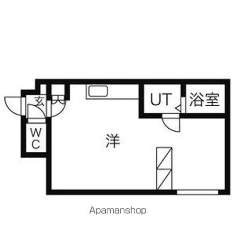 カメリア南郷(1LDK/3階)の間取り写真