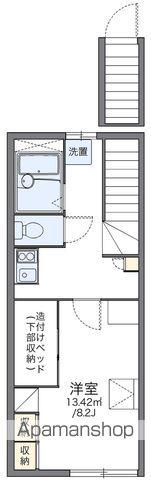 レオパレスパルTK PARTⅠ(1K/2階)の間取り写真