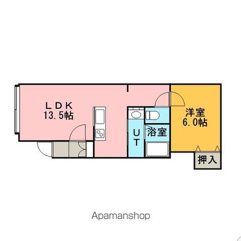 メイブリーズ(1LDK/1階)の間取り写真