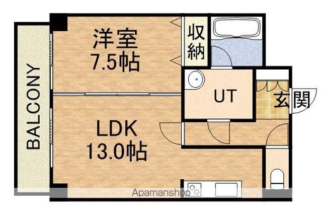 アベニュー南(1LDK/3階)の間取り写真