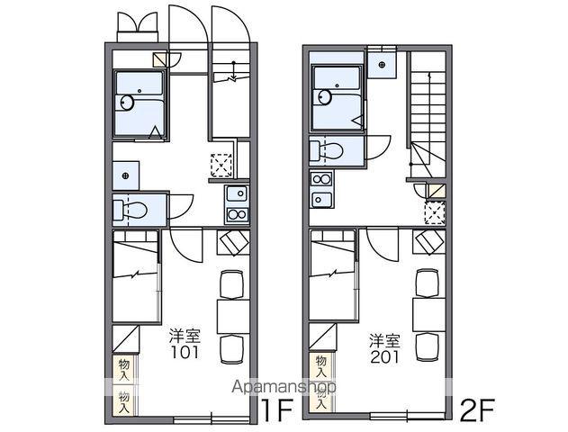 レオパレスCANY(1K/2階)の間取り写真