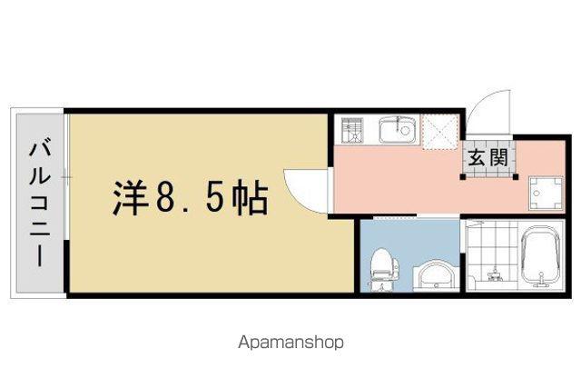 クレア ラ・クーオ(1K/1階)の間取り写真
