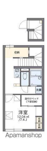 レオパレスHANZAN(1K/2階)の間取り写真