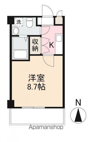 プレシャスタイム中野町(1K/3階)の間取り写真