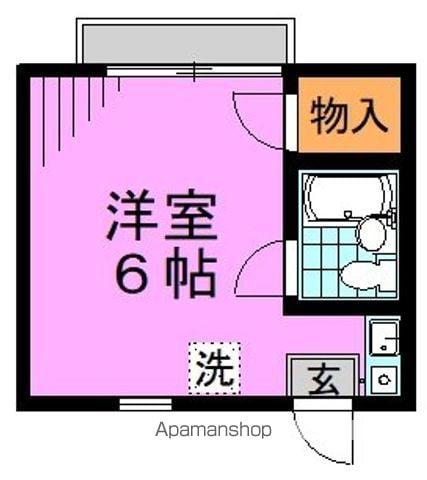 プチプラザ東高円寺(ワンルーム/2階)の間取り写真
