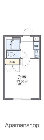 レオパレス向田(1K/1階)の間取り写真