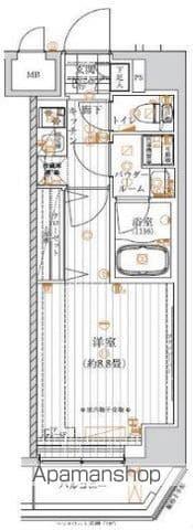 レガリス目白学習院下(1K/5階)の間取り写真