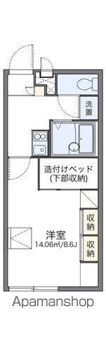 レオパレスカネエーズ春日(1K/2階)の間取り写真