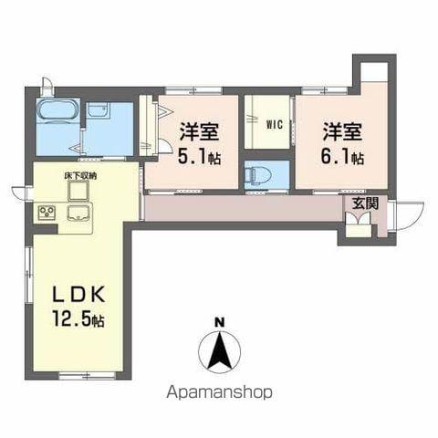 BEREO COMFORT KITASHIMADA(2LDK/1階)の間取り写真