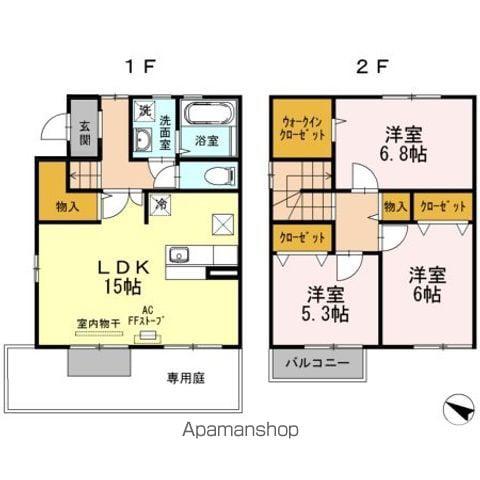 エルドラード　モモ(3LDK)の間取り写真