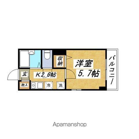 アイビー千川(1K/3階)の間取り写真