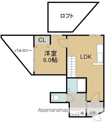 BILLION HILLS263(1LDK/1階)の間取り写真