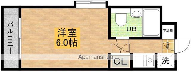 グレイス扇町(ワンルーム/1階)の間取り写真