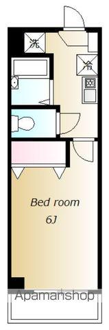 三洋ガーデン世田谷(1K/4階)の間取り写真