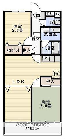 アネシス(3LDK/2階)の間取り写真