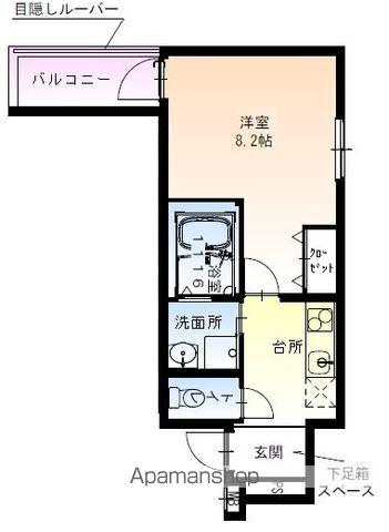 フジパレス堺南島(1K/1階)の間取り写真