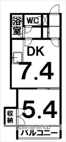 コーポラスYOSHITO(1DK/3階)の間取り写真