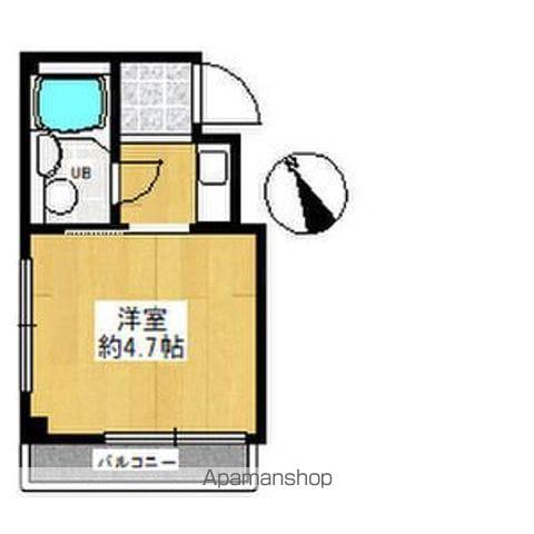 ハイツイズミ(ワンルーム/2階)の間取り写真