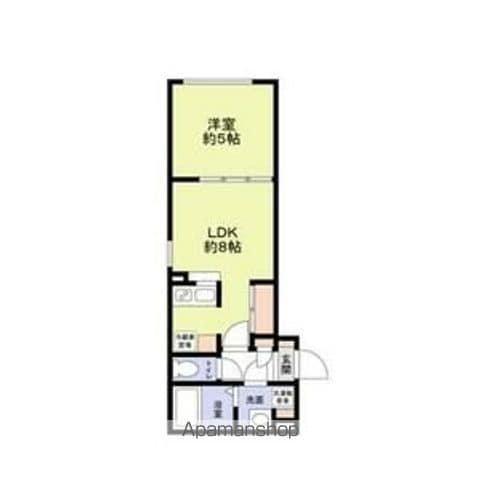 トライム両国(1LDK/3階)の間取り写真