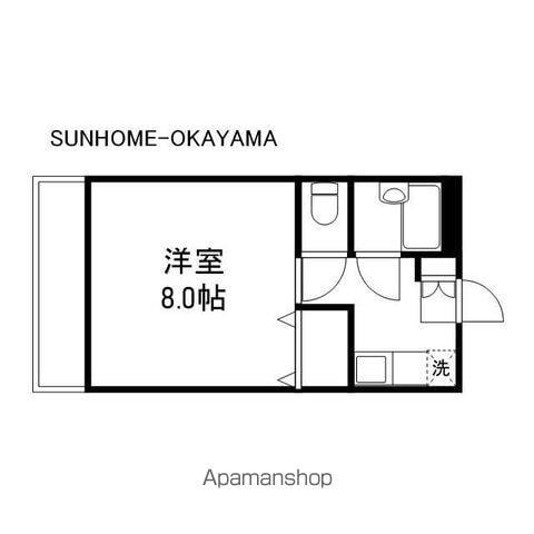 リンデンハイム(1K/3階)の間取り写真