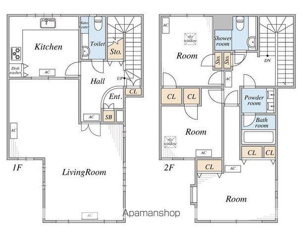 東急東横線 中目黒駅 徒歩12分 2階建 築35年