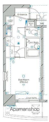 フォルトゥナ新中野(1K/3階)の間取り写真