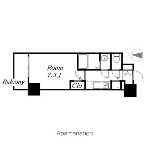 ESLEAD上前津セレーノ(1K/8階)の間取り写真