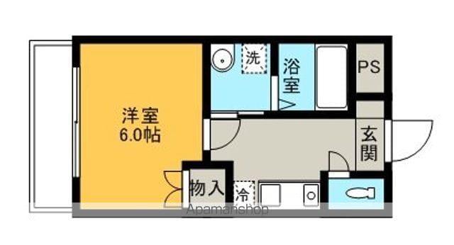 エンゼル栄(1K/2階)の間取り写真