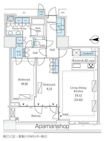 三田ガーデンヒルズ イーストヒル(3LDK/4階)の間取り写真