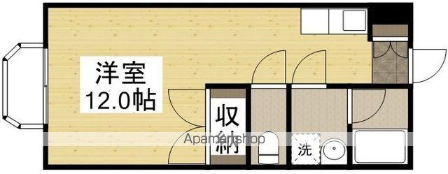 神田プチパール88B棟(ワンルーム/2階)の間取り写真