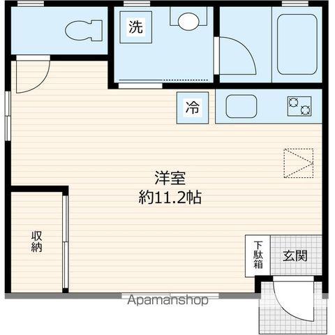 メープル春日(ワンルーム/1階)の間取り写真