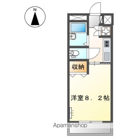 エムプリムラ(1K/2階)の間取り写真