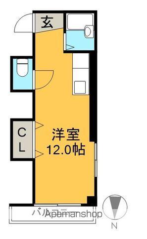 コーポNOR(ワンルーム/4階)の間取り写真