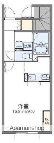 レオネクストプティ フォレ(1K/1階)の間取り写真