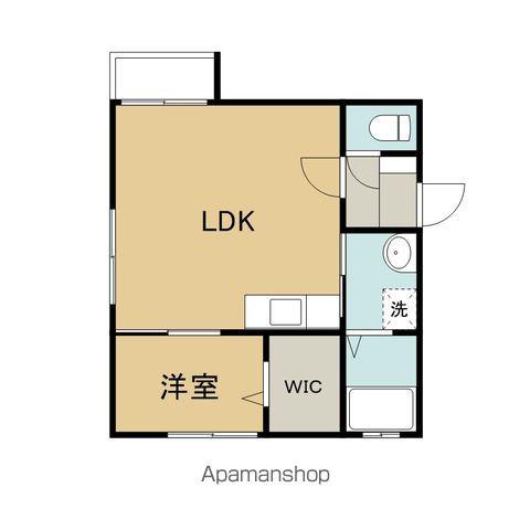 プチルーナ(1LDK/1階)の間取り写真