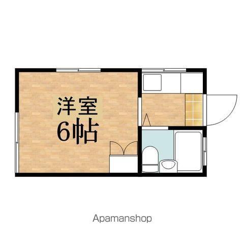 ラフェスタ程久保(ワンルーム/1階)の間取り写真