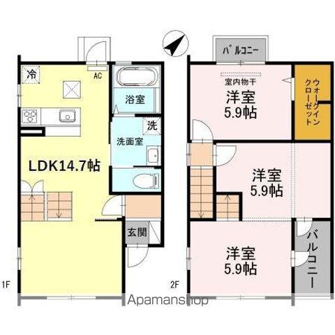 ソフィア・レジデンス(3LDK)の間取り写真