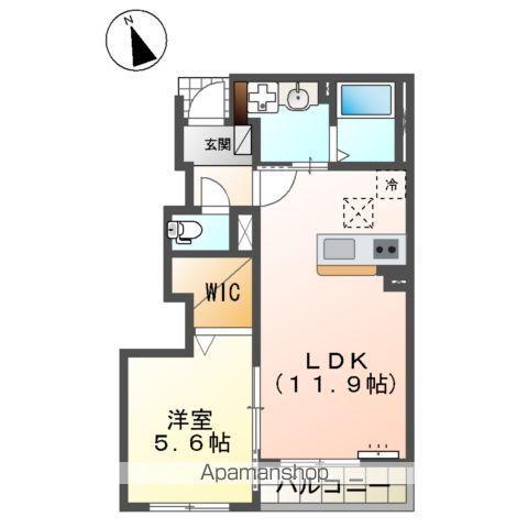 木更津市本郷 アパート工事(1LDK/1階)の間取り写真
